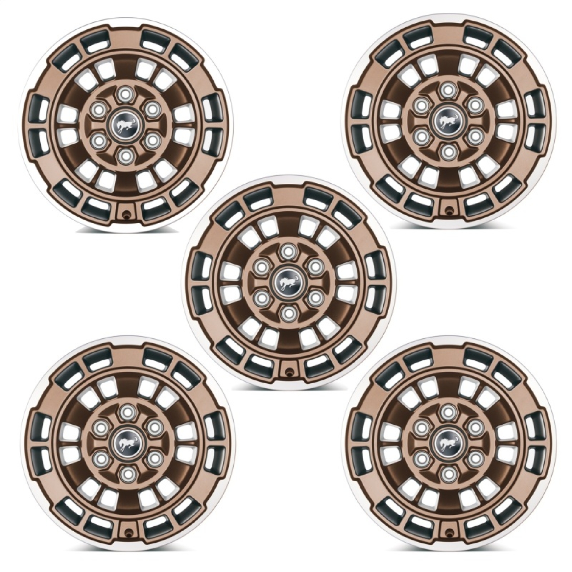 Picture of Ford Racing FR Wheels - M-1007K-P1785BRN