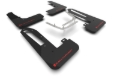 Picture of Rally Armor RAL UR Blk Flap/Rd Logo Mud Flaps - MF97-UR-BLK-RD