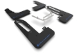 Picture of Rally Armor RAL UR Blk Flap/Blue Logo Mud Flaps - MF97-UR-BLK-NB