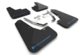 Picture of Rally Armor RAL UR Blk Flap/Blue Logo Mud Flaps - MF106-UR-BLK-NB