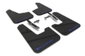 Picture of Rally Armor RAL UR Blk Flap/Blue Logo Mud Flaps - MF21-UR-BLK-BL