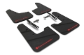 Picture of Rally Armor RAL UR Blk Flap/Rd Logo Mud Flaps - MF21-UR-BLK-RD