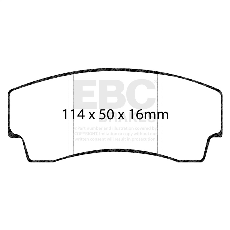 Picture of EBC SR-21 Brake Pad Sets - DP8008.16SR21