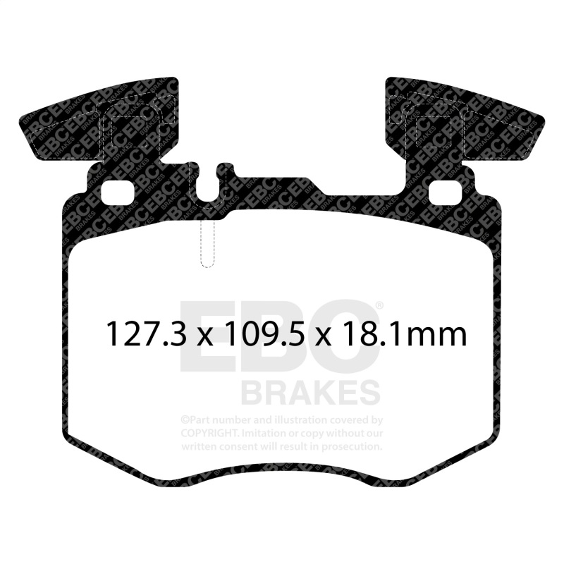 Picture of EBC Yellowstuff Brake Pad Sets - DP42408R