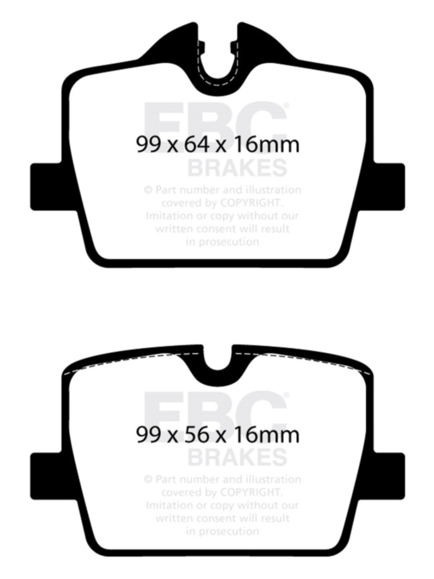 Picture of EBC RP-X Brake Pad Sets Rear - DP82405RPX