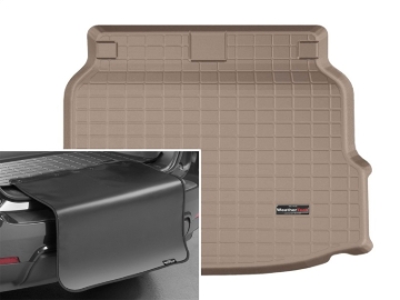 Picture of WeatherTech 17-21 Honda Civic Cargo Liner w/Bumper Protector - Black