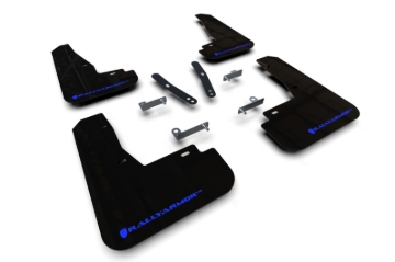 Picture of Rally Armor RAL UR Blk Flap/Blue Logo Mud Flaps - MF91-UR-BLK-BL