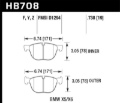 Picture of Hawk Performance HAWK HPS 5.0 Brake Pad Sets - HB708B.738
