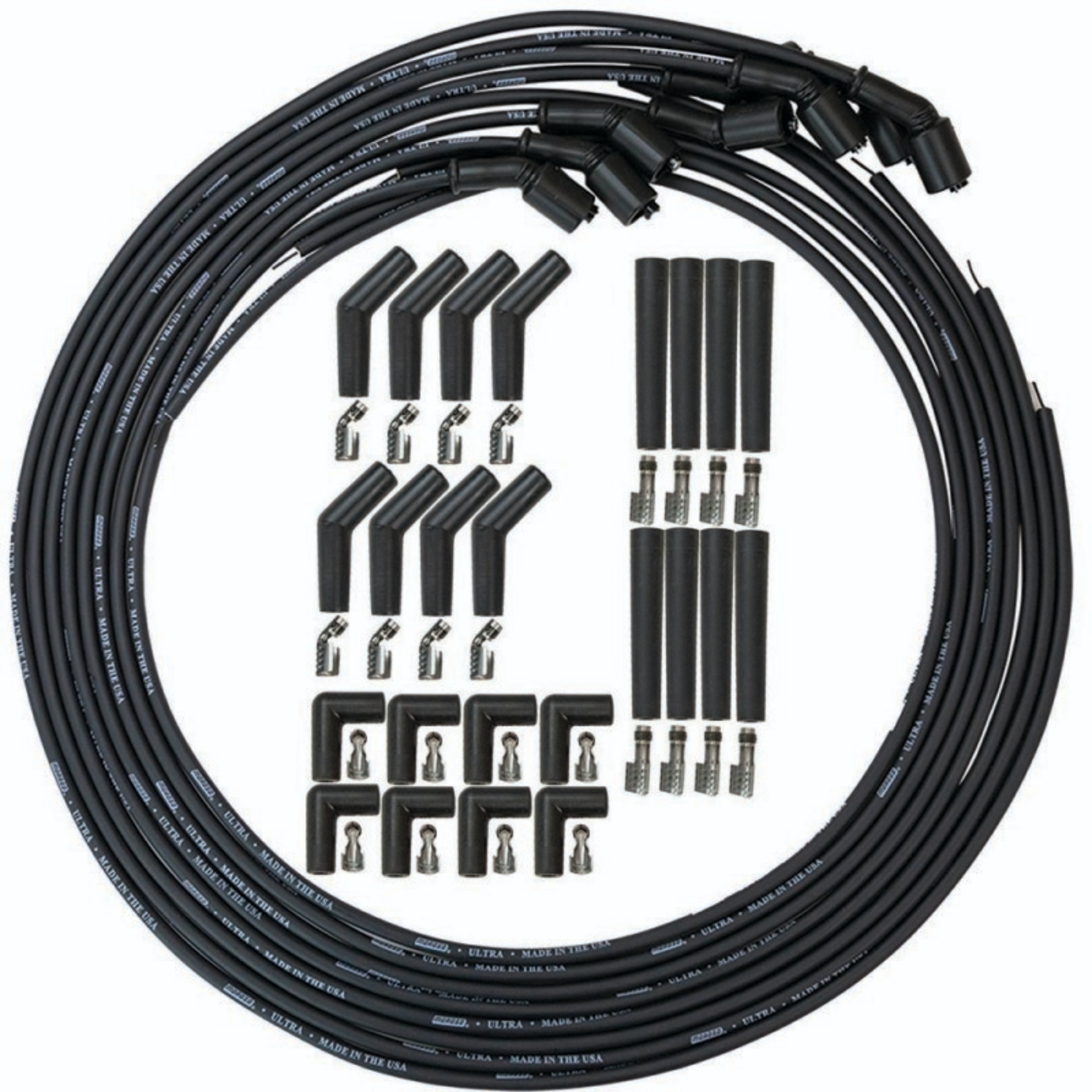 Picture of Moroso MOR Ignition-Wire Set Spark Plug Wire Sets - 73748