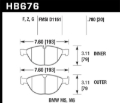 Picture of Hawk Performance HAWK HPS 5.0 Brake Pad Sets - HB676B.780