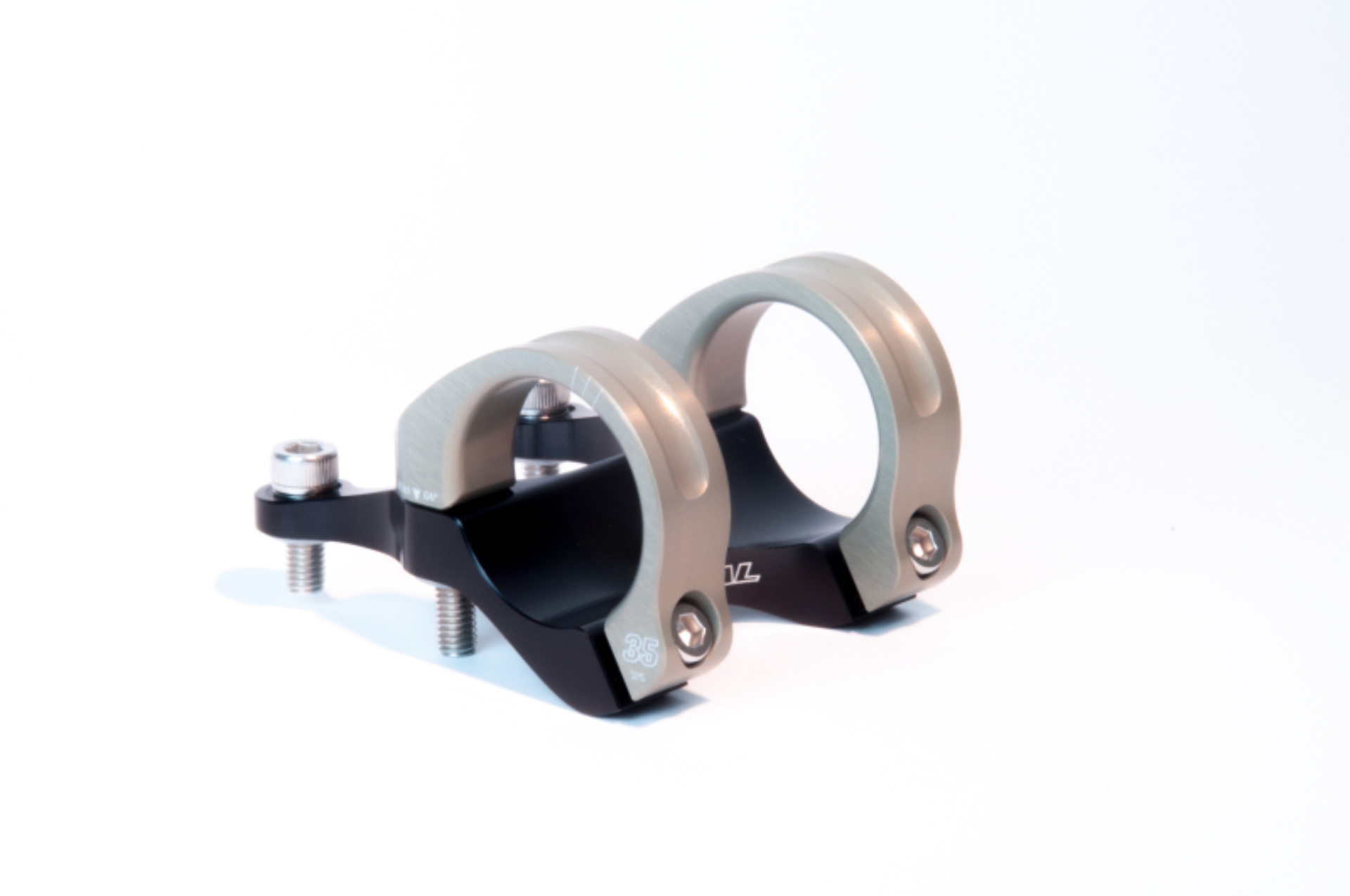 Picture of Renthal REN Clamps Triple Clamp / Trees - STM113-BKAG