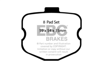 Picture of EBC SR-11 Brake Pad Sets - DP81771/2.14SR11