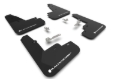 Picture of Rally Armor RAL UR Blk Flap/Wht Logo Mud Flaps - MF96-UR-BLK-WH