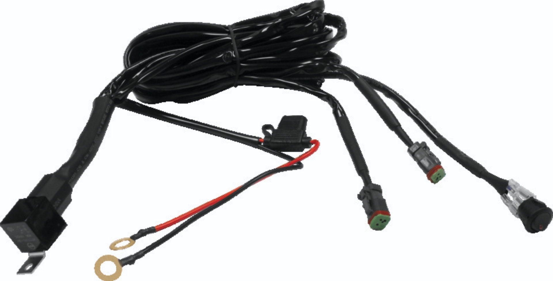 Picture of DragonFire Racing DFR Extreme LED Light Bar Harnesses Wiring Harnesses - 521487