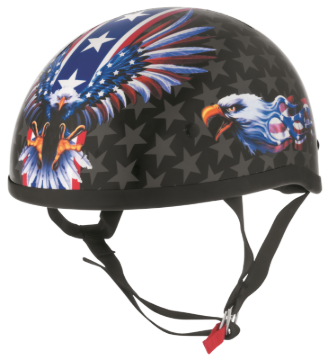 Picture of Bikers Choice BKC Original US Flame Eagle Helmet Helmets and Accessories - 646991