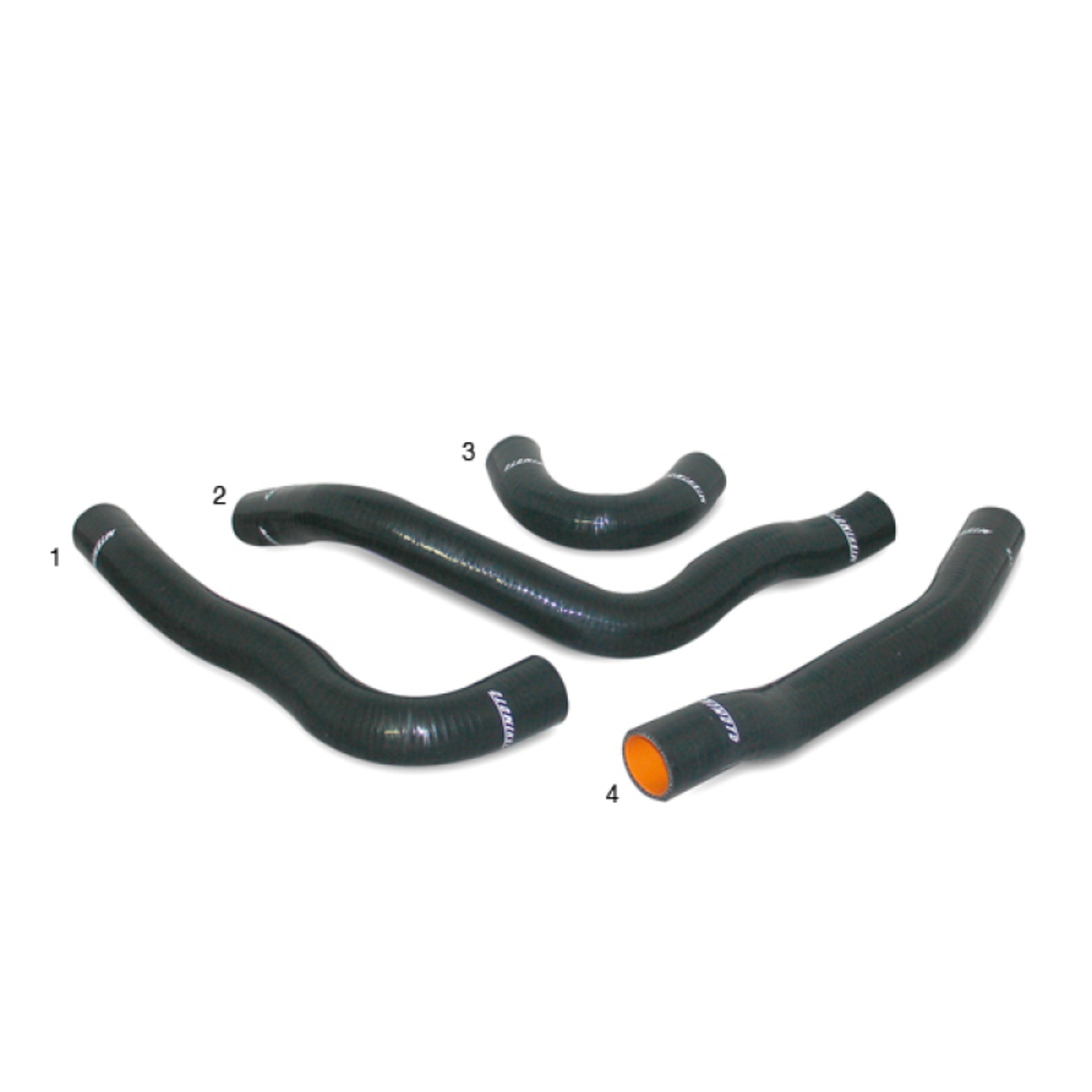 Picture of Mishimoto MM Silicone Hose-Radiator Radiator Hoses - MMHOSE-EVO-10BK