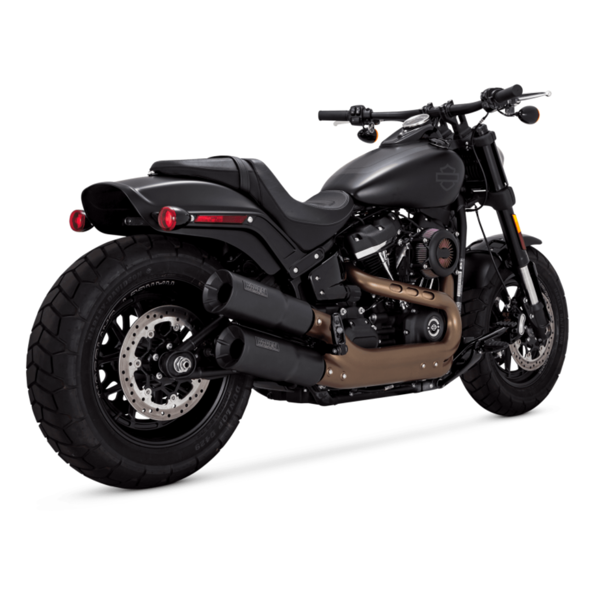 Picture of Vance and Hines VAH Hi-Output Slip-Ons Motorcycle Slip-On - 46547