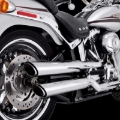 Picture of Vance and Hines VAH Twin Slash Slip-Ons Motorcycle Slip-On - 16343