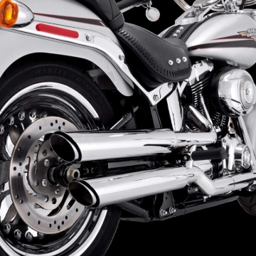 Picture of Vance and Hines VAH Twin Slash Slip-Ons Motorcycle Slip-On - 16343