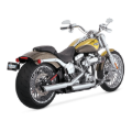 Picture of Vance and Hines VAH Twin Slash Slip-Ons Motorcycle Slip-On - 16335