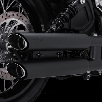 Picture of Vance and Hines VAH Twin Slash Slip-Ons Motorcycle Slip-On - 48323