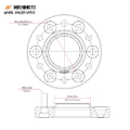 Picture of Mishimoto MM Wheel Spacers Wheel Spacers & Adapters - MMWS-005-400BK