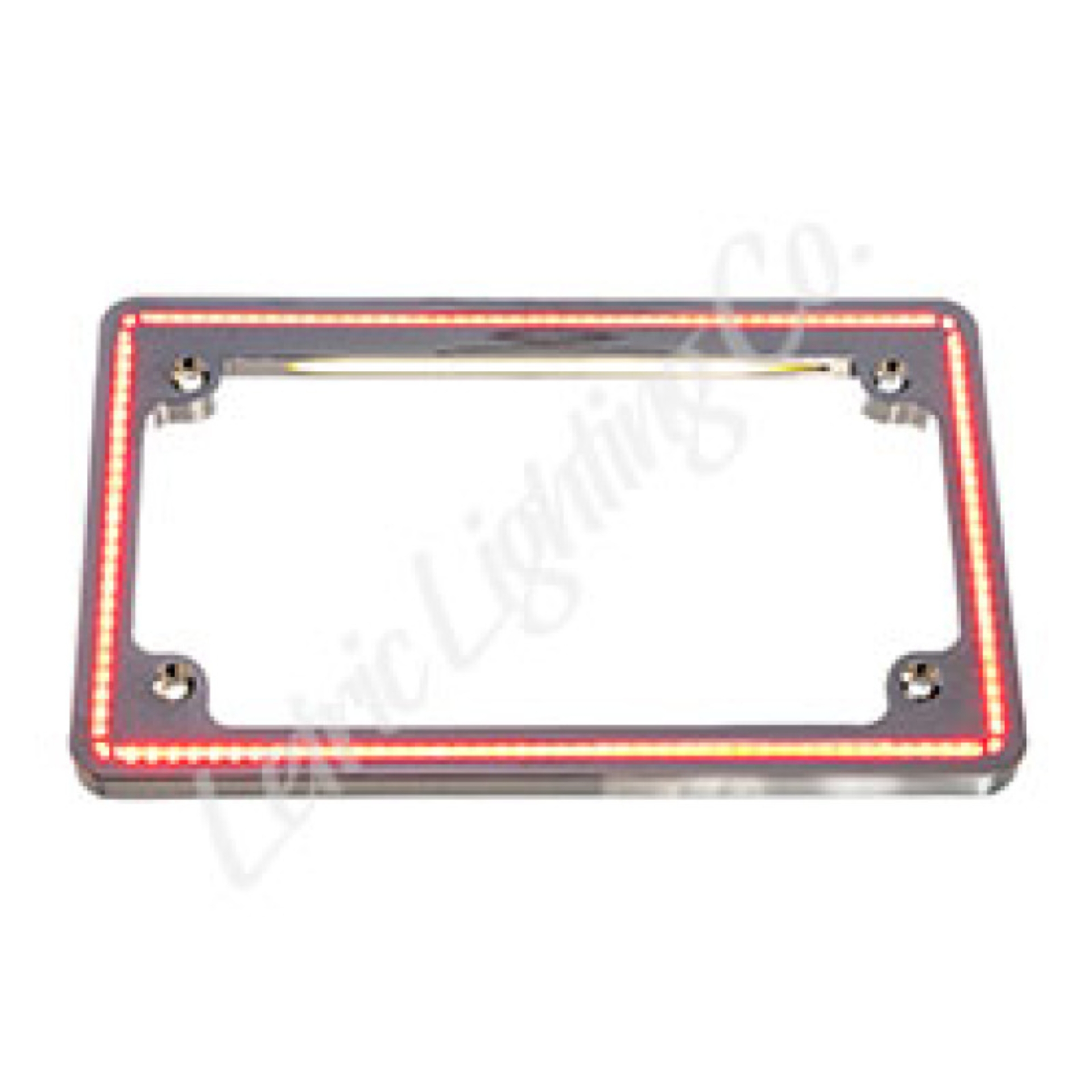 Picture of Letric Lighting LET Perfect Plate Light Frame License Frame - LLC-PPL-C
