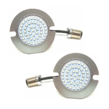 Picture of Letric Lighting LET Flat Lens Turn Signal Inserts Front Light Accessories and Wiring - LLC-FLI-7WAS