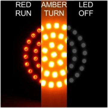 Picture of Letric Lighting LET Bullet Turn Signal Inserts Light Accessories and Wiring - LLC-B7SRA