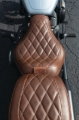 Picture of Mustang Motorcycle MMP Solo with Driver Backrest Diamond Solo Motorcycle Seats - 83031