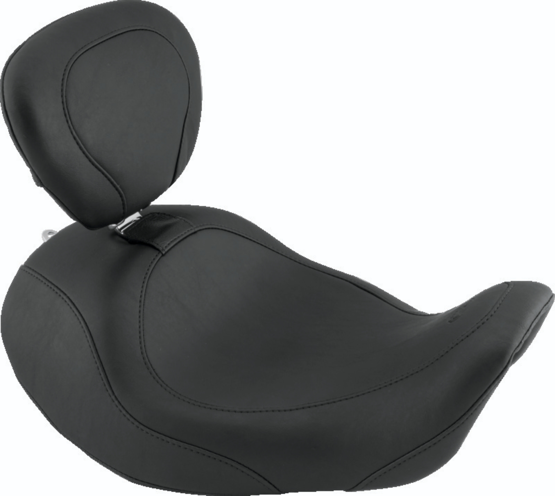 Picture of Mustang Motorcycle MMP Solo with Driver Backrest Original Solo Motorcycle Seats - 79804