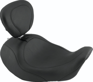 Picture of Mustang Motorcycle MMP Solo with Driver Backrest Original Solo Motorcycle Seats - 79804