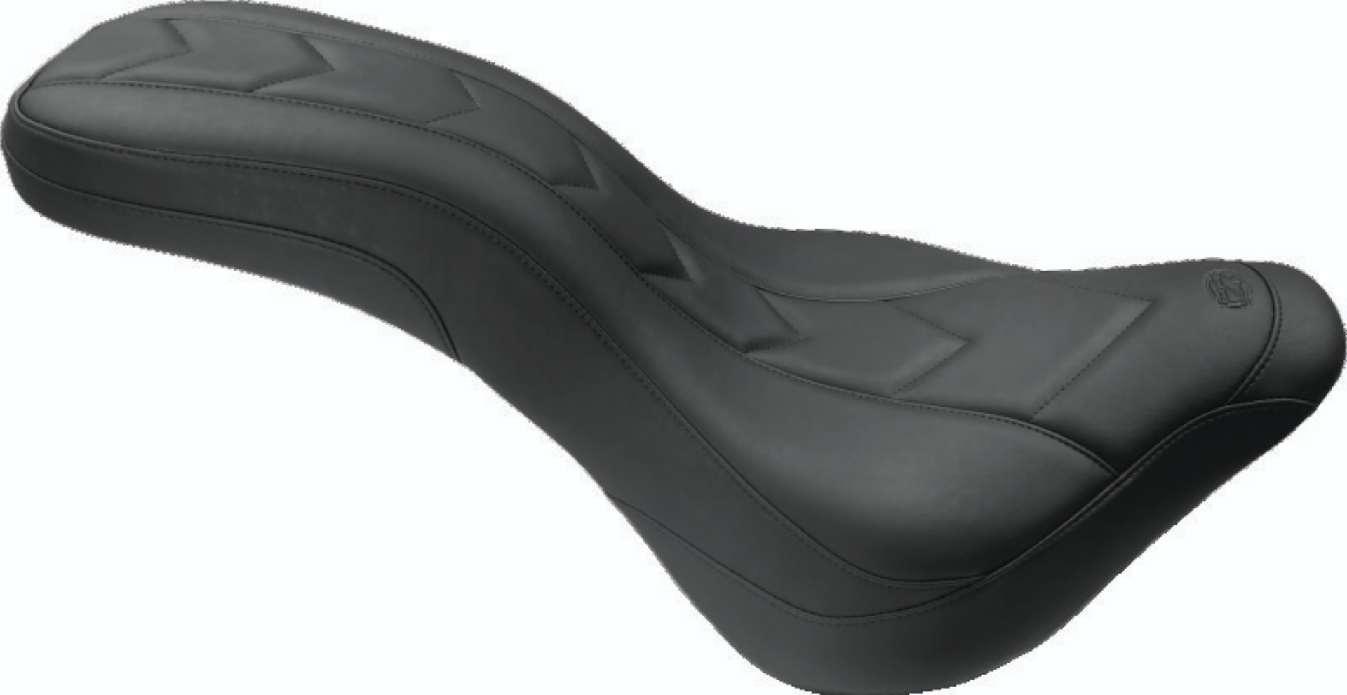 Picture of Mustang Motorcycle MMP 1 Piece Touring with Driver Backrest Original One-Piece Motorcycle Seats - 79686