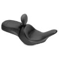 Picture of Mustang Motorcycle MMP 1 Piece Touring with Driver Backrest Original One-Piece Motorcycle Seats - 79686