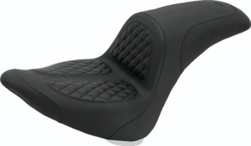 Picture of Mustang Motorcycle MMP 1 Piece Diamond One-Piece Motorcycle Seats - 76982