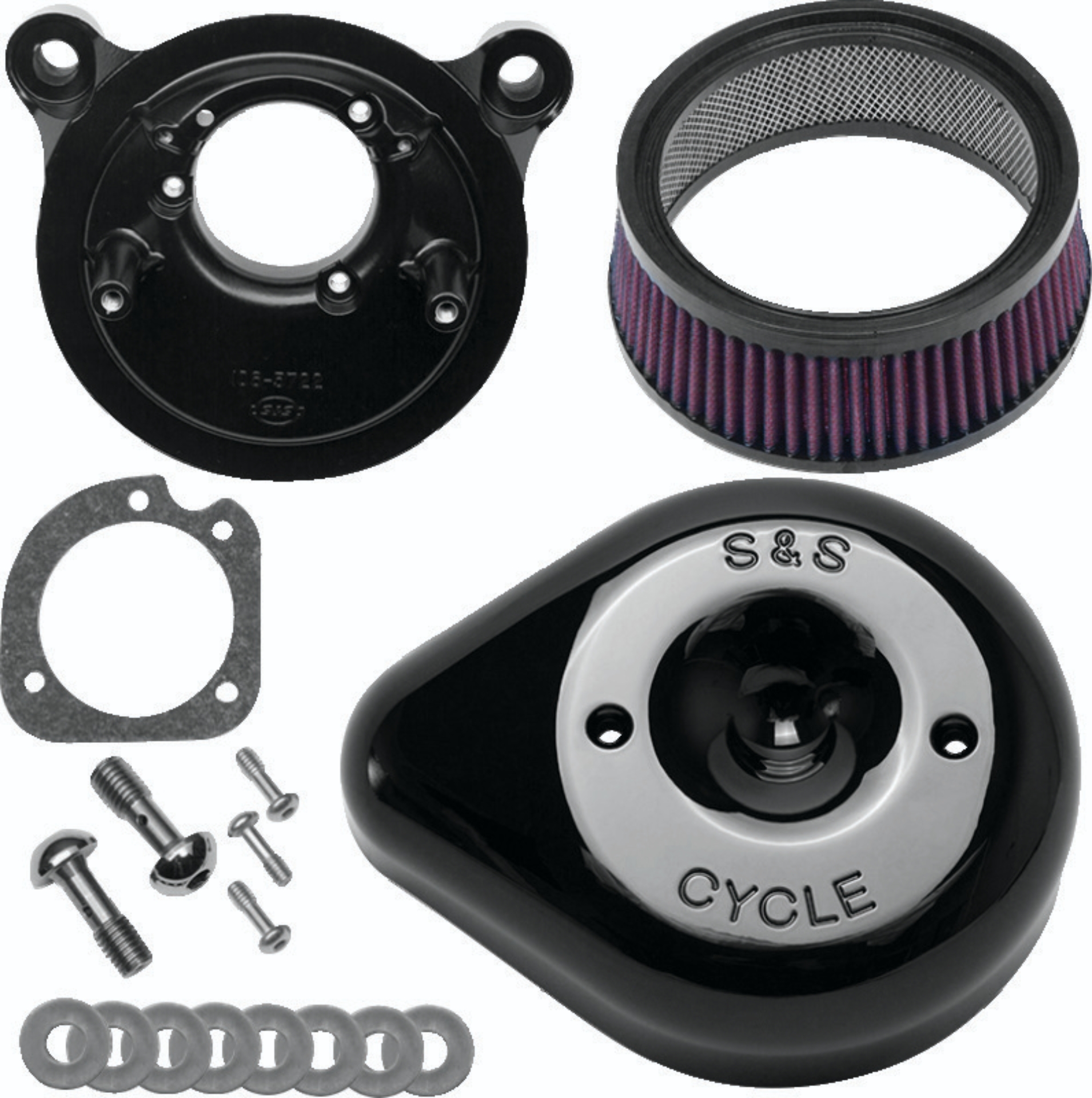 Picture of S&S Cycle SSC Air Cleaner Kits Air Intake Components - 170-0523