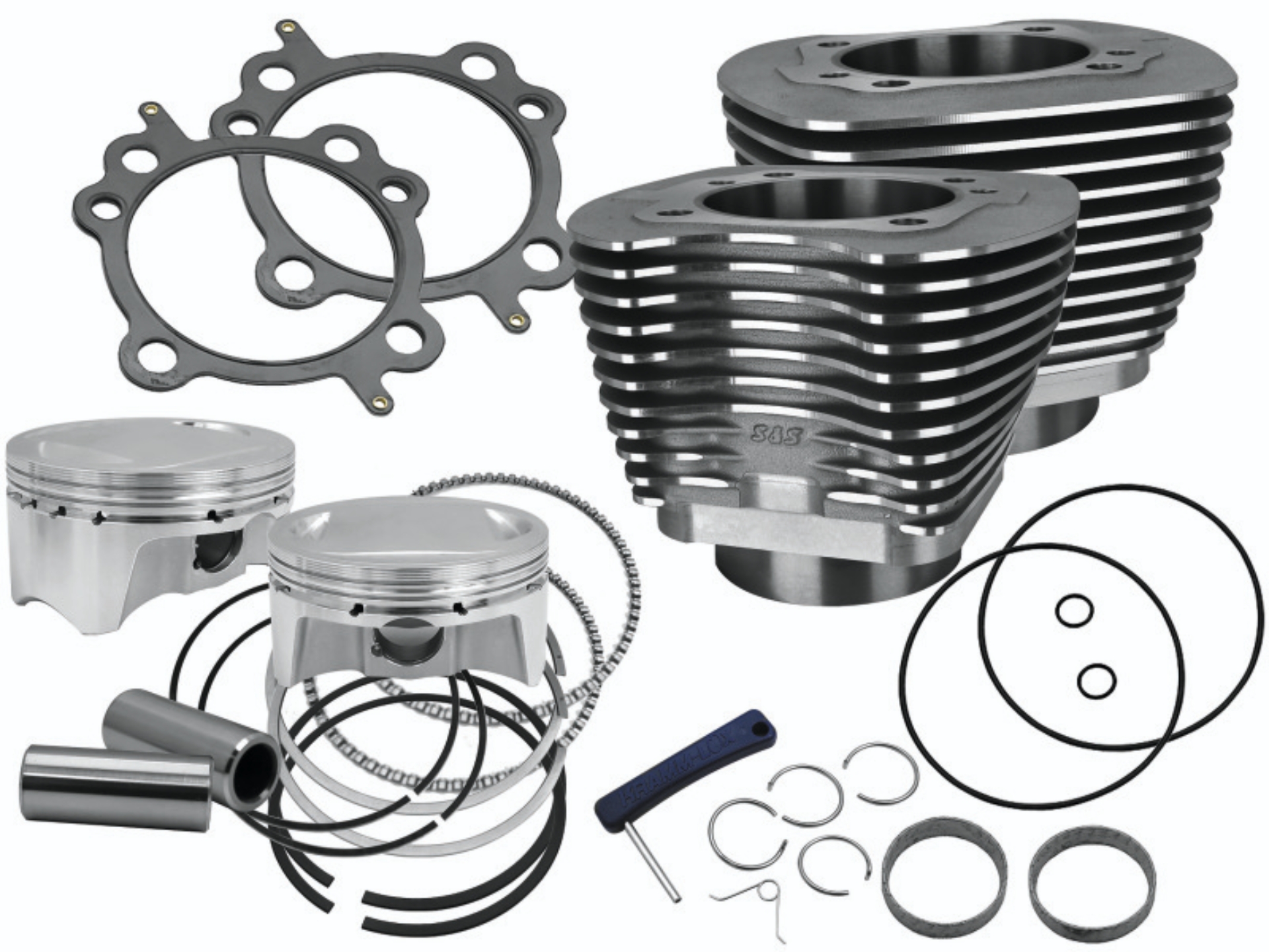 Picture of S&S Cycle SSC Cylinder & Piston Kits Piston Sets - 910-0651