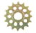 Picture of Vortex Racing VTX Steel Front and Rear Sprockets - 3271-16