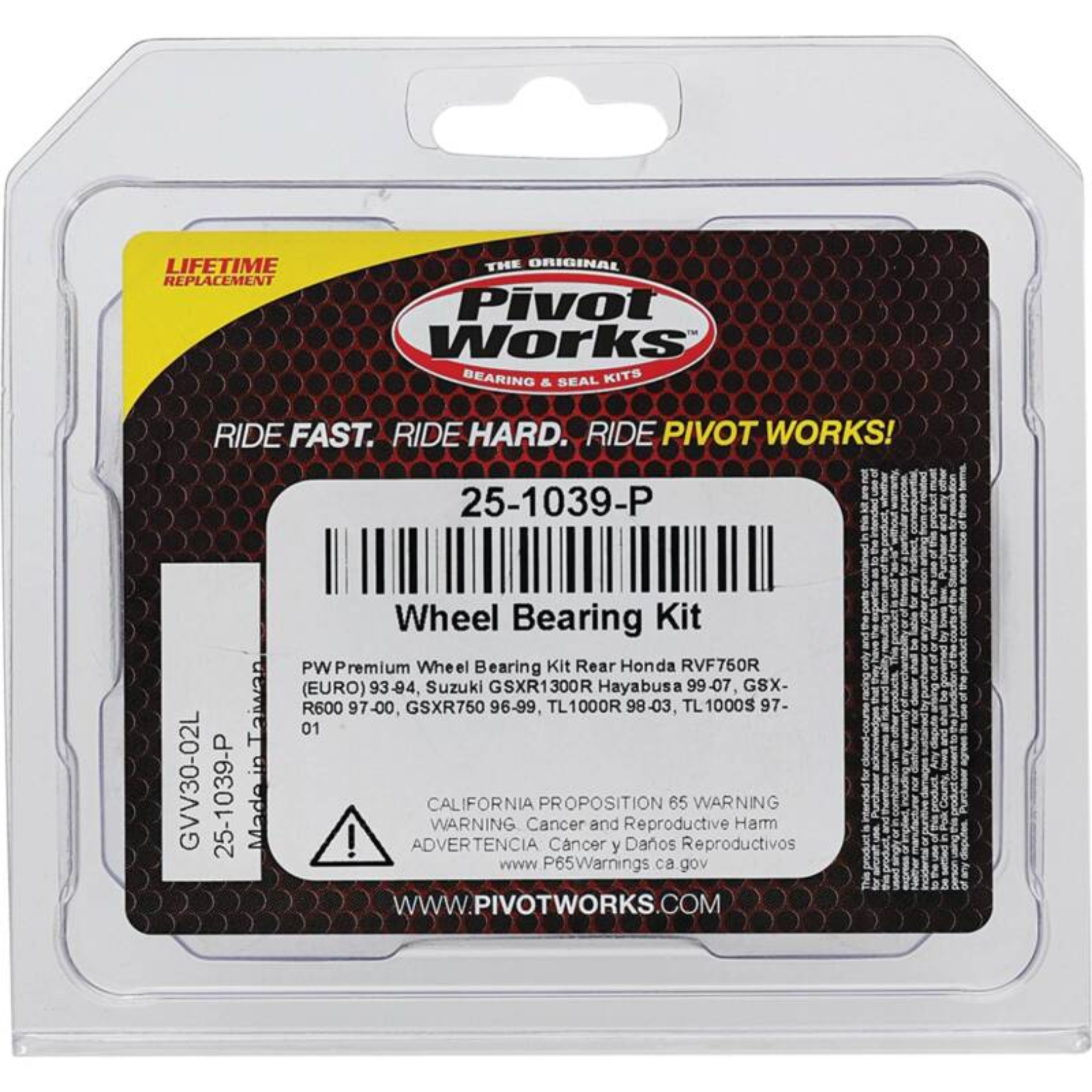 Picture of Pivot Works PIV Wheel Bearing Kit - 25-1039-P