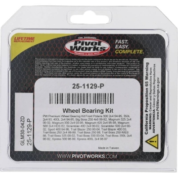 Picture of Pivot Works PIV Wheel Bearing Kit - 25-1129-P