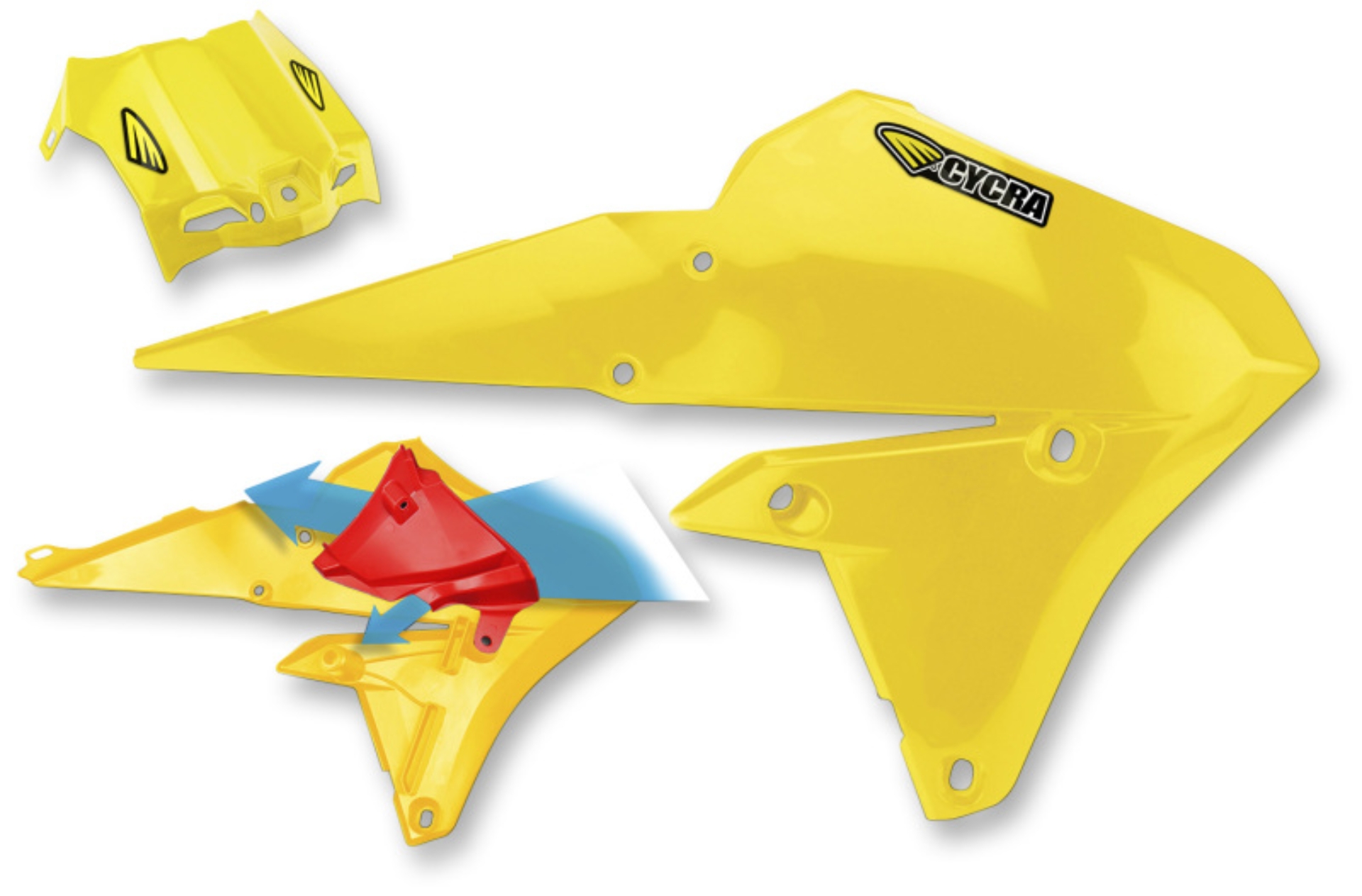 Picture of Cycra CYC Radiator Shroud Plastics - 1CYC-1778-66
