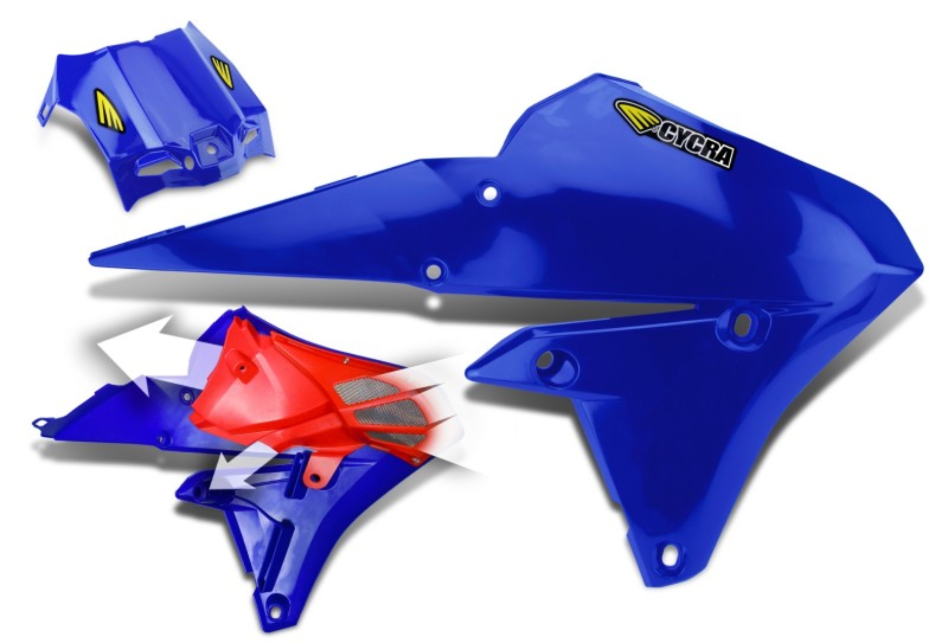 Picture of Cycra CYC Radiator Shroud Plastics - 1CYC-1782-62