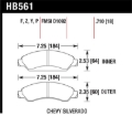 Picture of Hawk Performance HAWK LTS Brake Pads Front - HB561Y.710