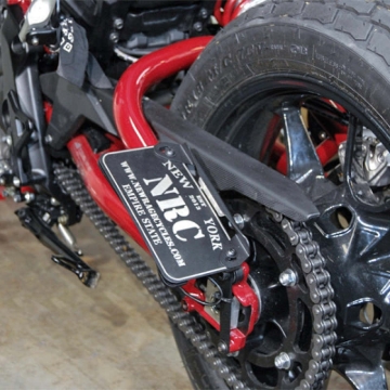 Picture of New Rage Cycles NEW Side Mount License Plate Relocation - FTR-SIDE