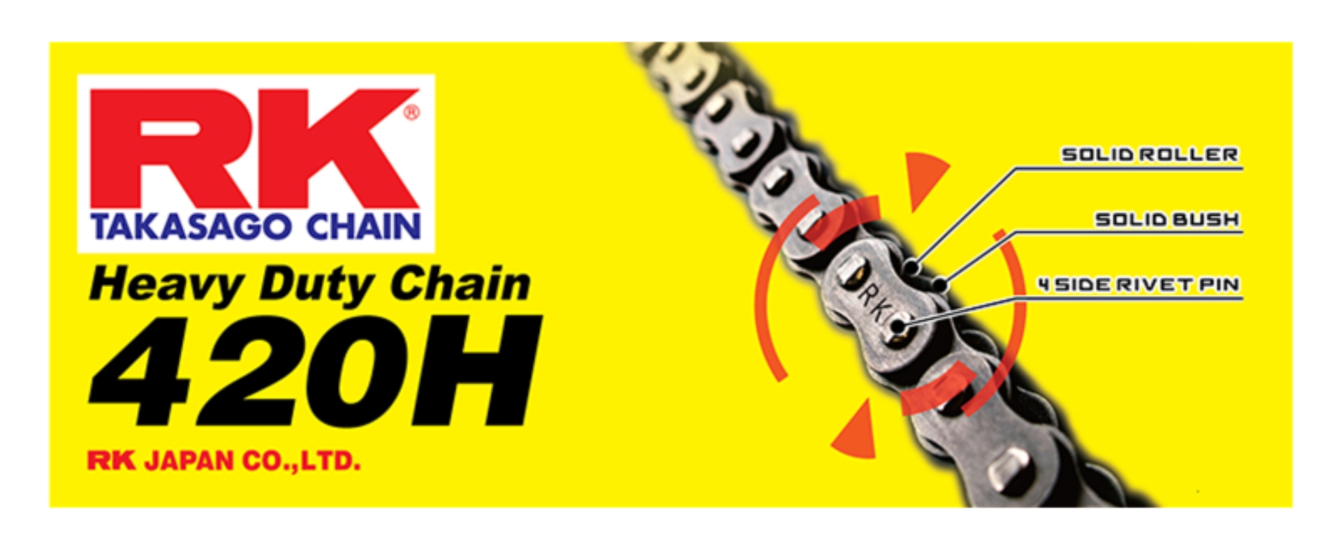 Picture of RK Chain RKC Non Sealed Chain - 420H-130