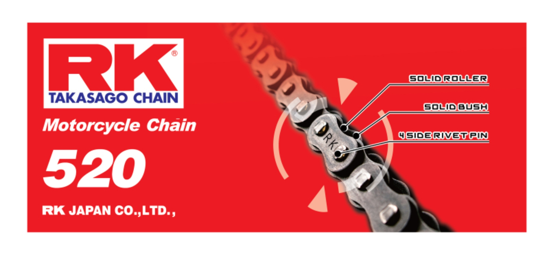 Picture of RK Chain RKC Non Sealed Chain - 520-120