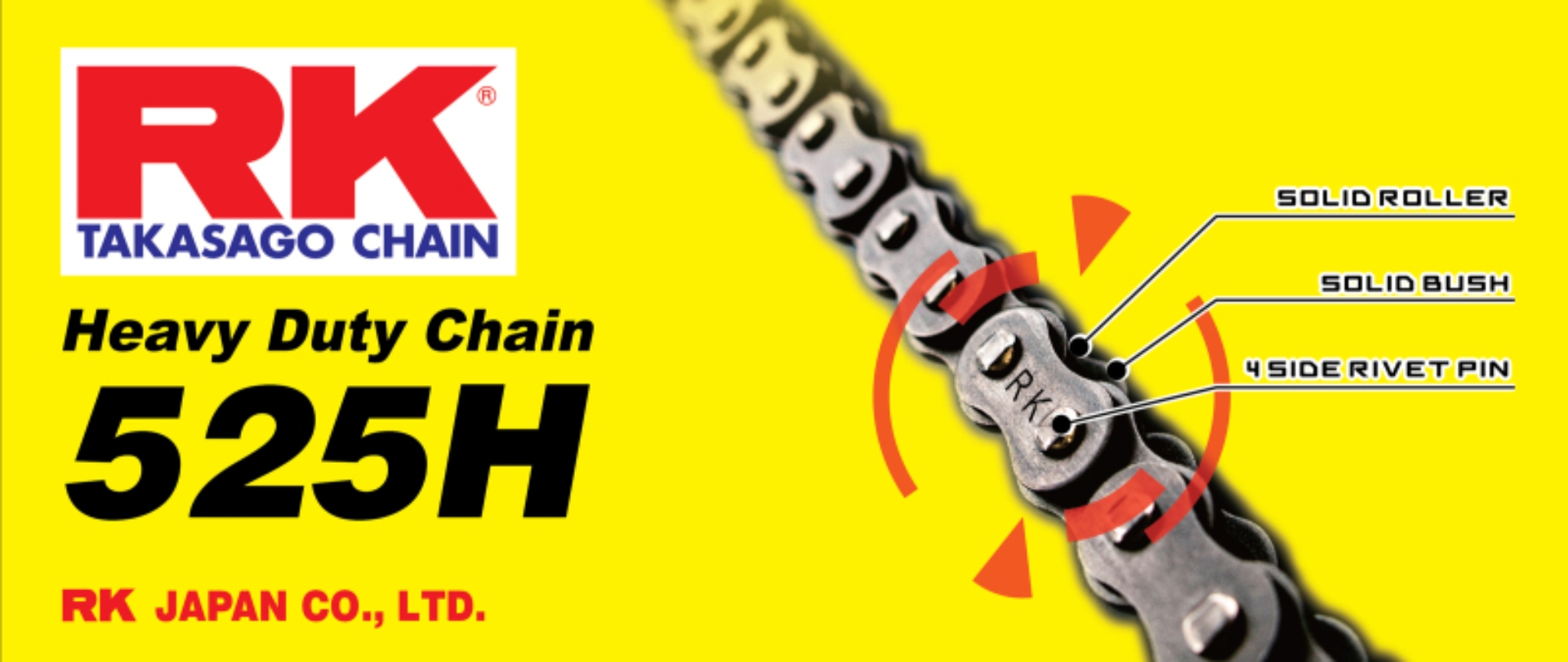 Picture of RK Chain RKC Non Sealed Chain - 525H-130