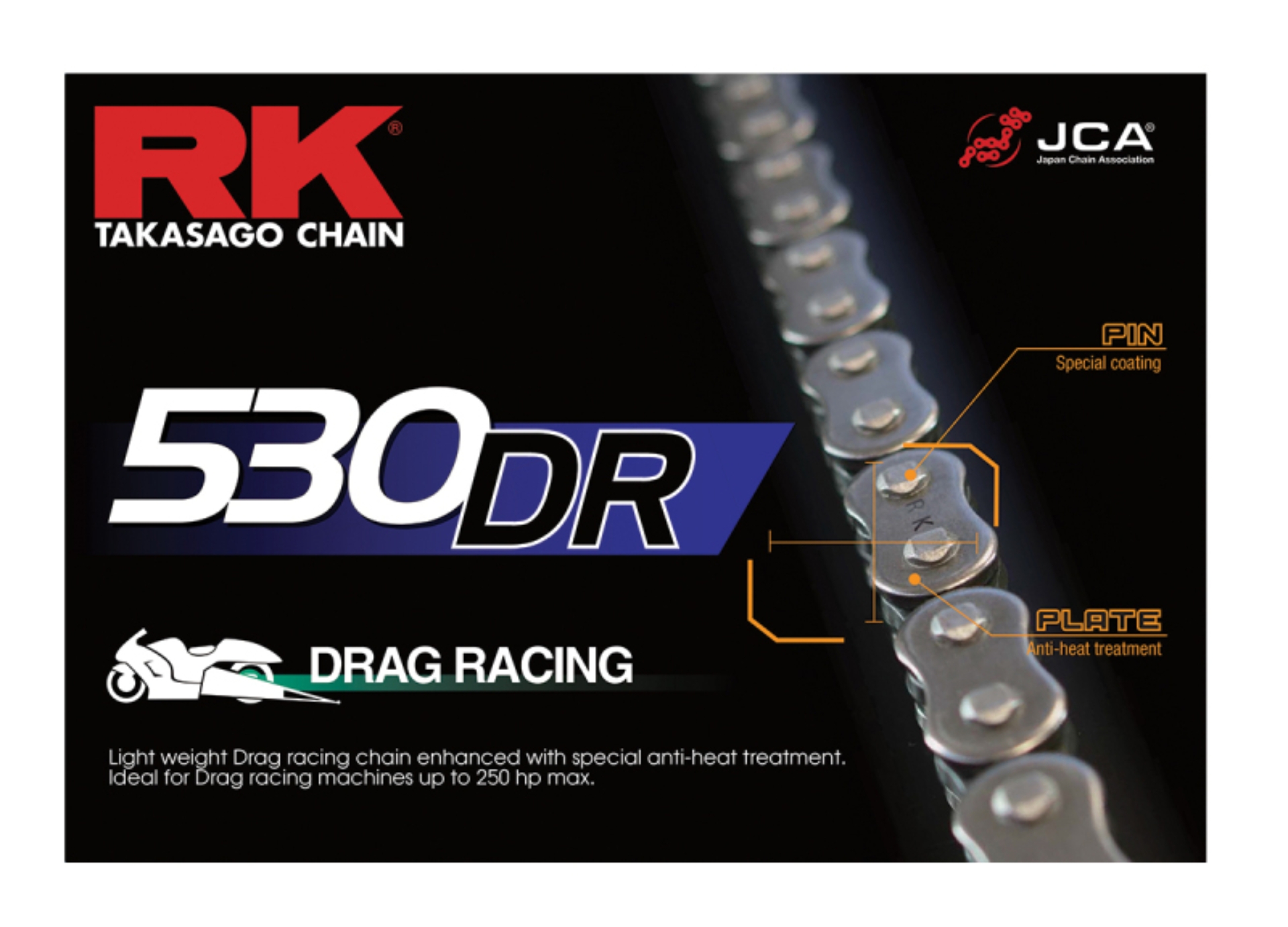 Picture of RK Chain RKC Non Sealed Chain - 530DR-150