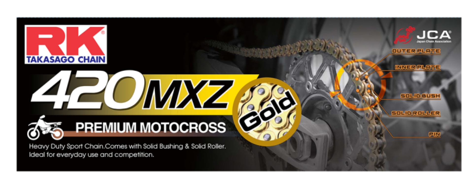 Picture of RK Chain RKC Non Sealed Chain - GB420MXZ-120
