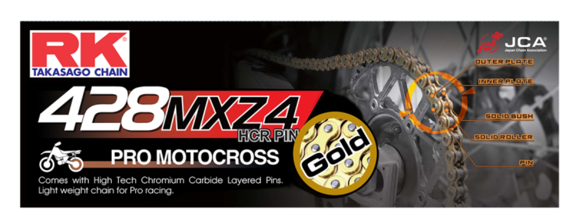 Picture of RK Chain RKC Non Sealed Chain - GB428MXZ4-120